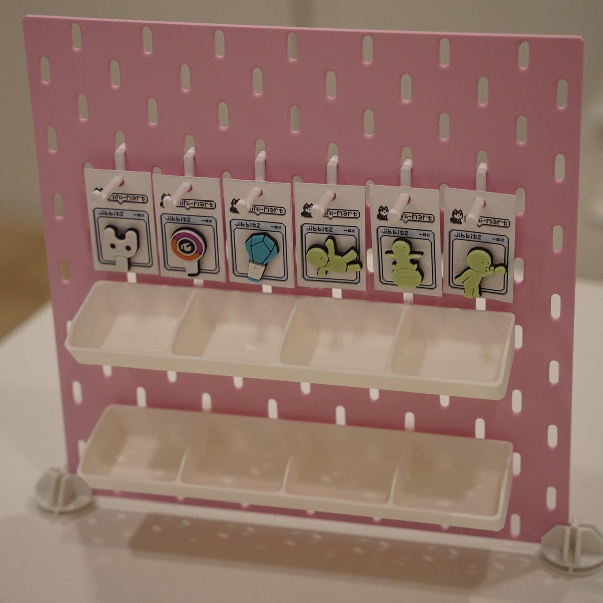 Artist Alley Pegboard Display Panel | Modular Grid for Art Prints, Pins, Charms, Wall Art