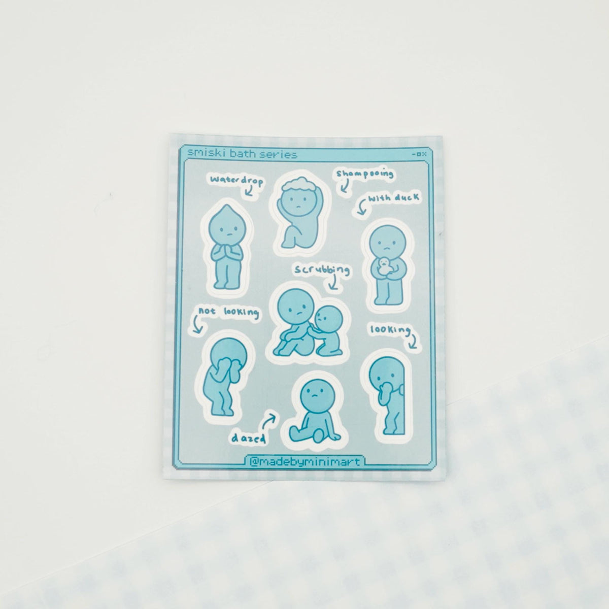 Cute Glow Creature Sticker Sheet | Hand Drawn Kawaii Vinyl Stickers | Journal, Planner & Laptop Decals | 7 Kiss Cut Stickers