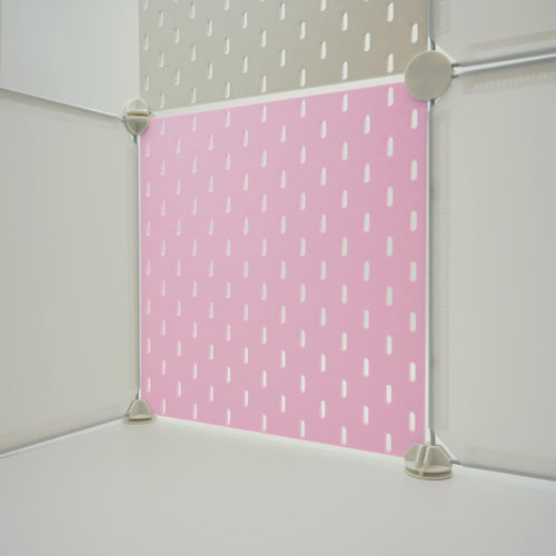 Artist Alley Pegboard Display Panel in pink